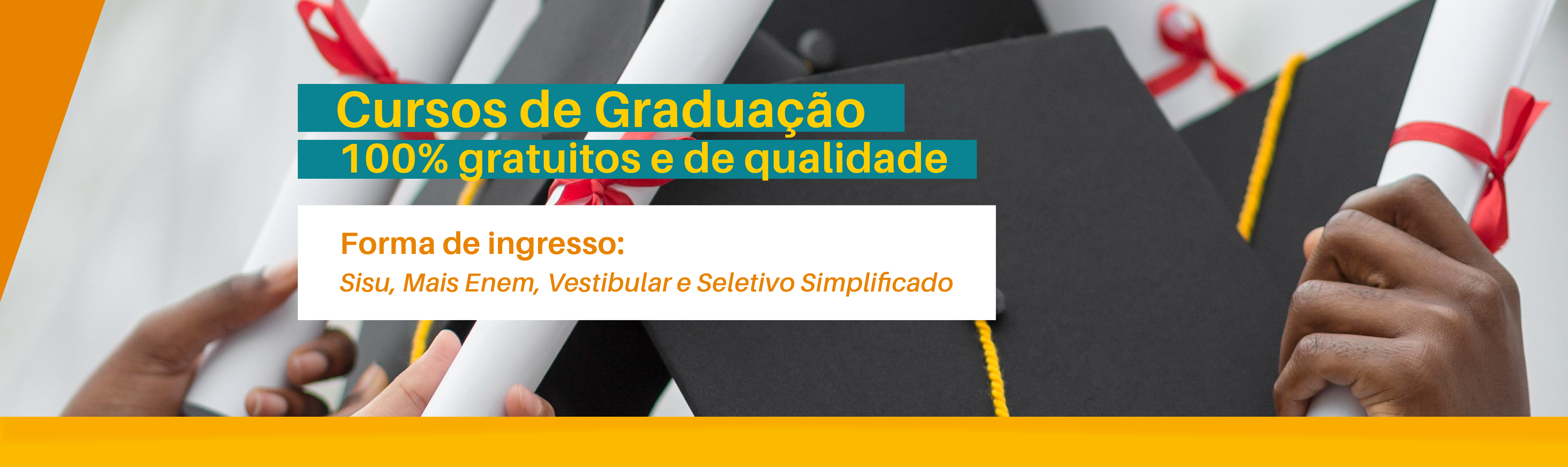 Confira os cursos de ensino superior disponíveis