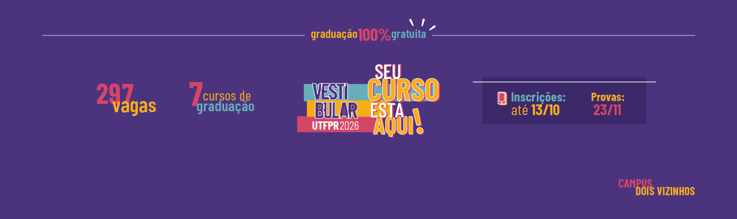 Inscrições até dia 13 de outubro!