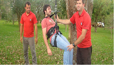 Aula na parte externa