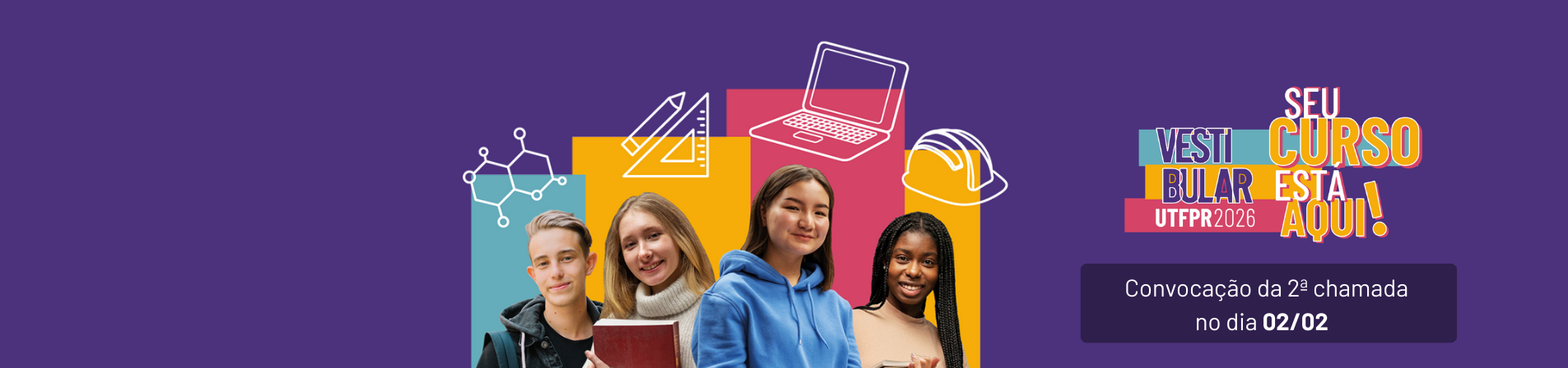 UTFPR divulga cronograma da 2ª Chamada do Vestibular 2026/1