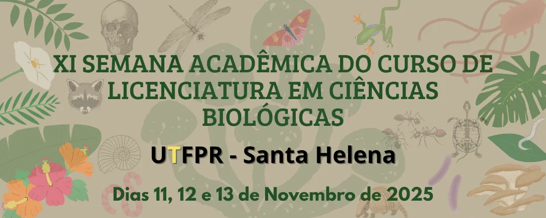 Vem aí: Semana Acadêmica do Curso de Licenciatura em Ciências Biológicas